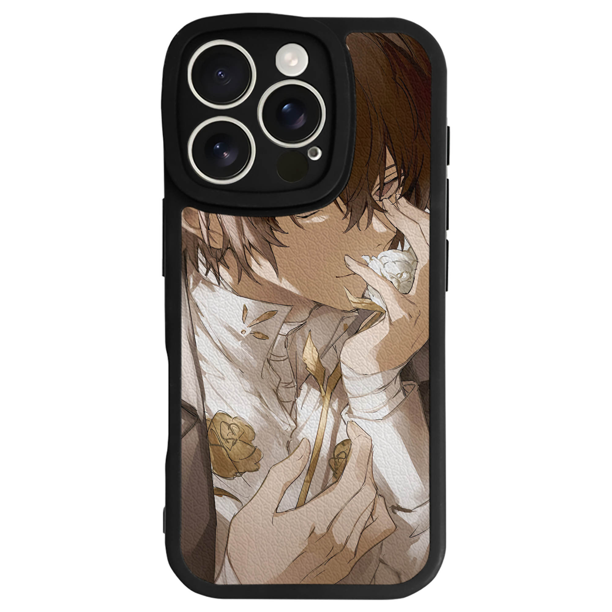 （画像用） 文豪ストレイドッグス Bungo Stray Dogs 【iPhone 16シリーズ対応】シリコンスマホケース（レザー調） 材質：シリコン